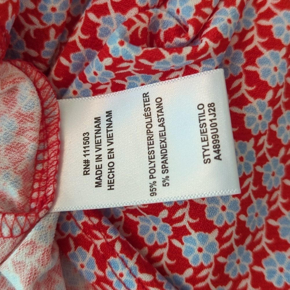 NWT Lily Rose Dress Red/Blue Summer - Picture 7 of 9
